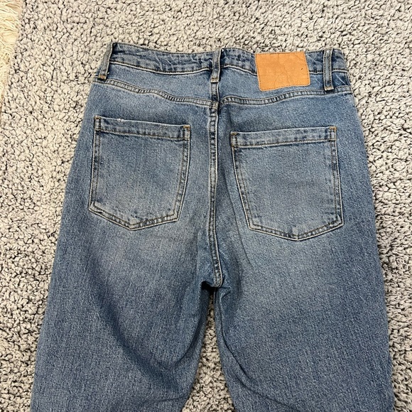 Zara slit hem high rise denim - Picture 4 of 5